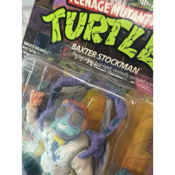 Vintage TMNT Baxter Stockman Playmate Toys 1988 MOC UNPUNCHED - Picture 8 of 8